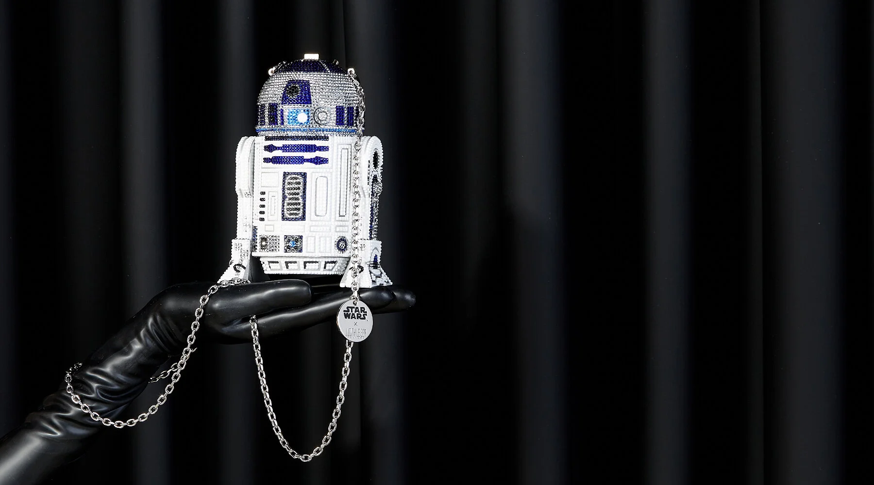 Judith Leiber Celebrates Star Wars Day with Two R2-D2 Minaudières